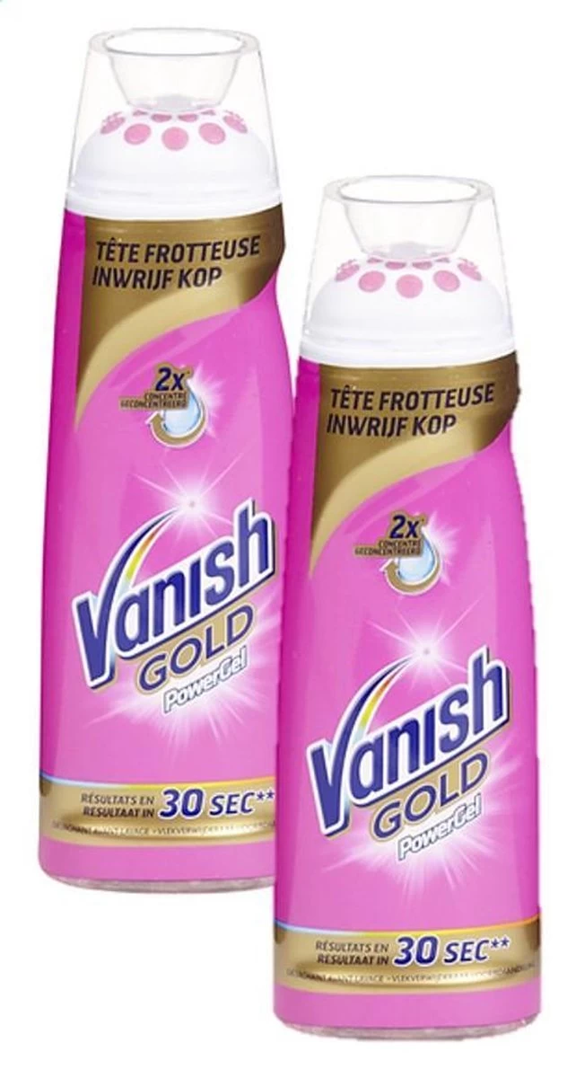 Vanish Oxi Action Gold Powergel Vlekverwijderaar - 200ml X2 5 Vanish Oxi Action Gold Powergel Vlekverwijderaar - 200ml X2 - Afbeelding 3