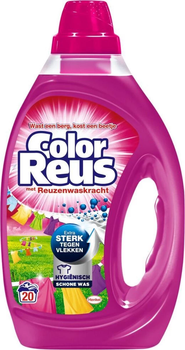 Color Reus Gel Vloeibaar Wasmiddel - Gekleurde Was - Voordeelverpakking - 120 Wasbeurten 11 Color Reus Gel Vloeibaar Wasmiddel - Gekleurde Was - Voordeelverpakking - 120 Wasbeurten - Afbeelding 9