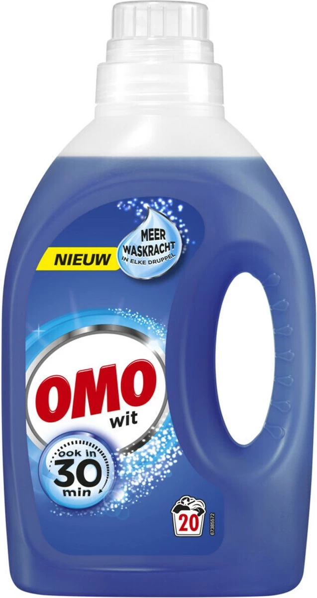 Omo Wit Vloeibaar Wasmiddel - 6 X 20 Wasbeurten - Voordeelverpakking 3 Omo Wit Vloeibaar Wasmiddel - 6 X 20 Wasbeurten - Voordeelverpakking