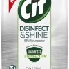 Cif Disinfect & Shine Wipes Doden 99,99% Van De Bacteriën Original Desinfecterende Schoonmaakdoekjes, Van 100% Biologisch Afbreekbaar Textiel 5 X 75 Doekjes -Schoonmaakmiddelen 665x1200 2