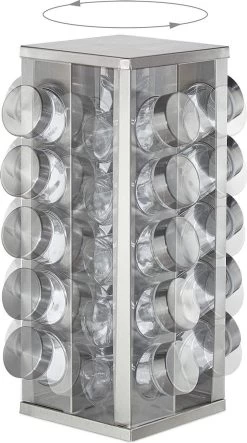 Pleasantwork Kruidenrek - Staand - Draaibaar - 20 Potjes 14 Pleasantwork Kruidenrek - Staand - Draaibaar - 20 Potjes -Schoonmaakmiddelen 669x1200 4