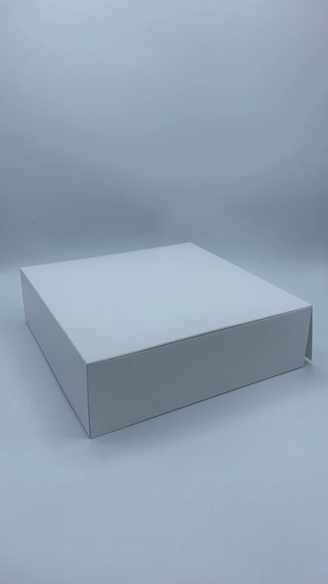 25 Stuks - Taartdoos - Karton - 15x15x8cm - Wit 5 25 Stuks - Taartdoos - Karton - 15x15x8cm - Wit - Afbeelding 3