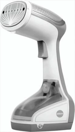 Merkloos Kleding Stomer - Handstomer - Grijs Met Wit - Draagbare Kledingstomer