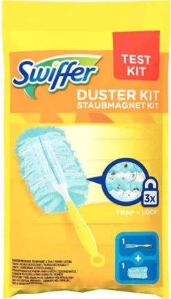 Swiffer Duster – Starters Kit – Swiffer Duster Handvat – Navullingen 20 Stuks – Swiffer Duster Navullingen Inclusief Een Swiffer Duster Handvat – Stofmagneet – Stofdoekjes -Schoonmaakmiddelen 690x1200