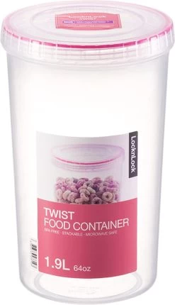 Lock&Lock Beschuitbus - Bewaardoos Voor Beschuit - Rijstwafel Bewaarbus - Voorraadbussen - Set Van 2 Stuks - 1,9 Liter - Transparant -Schoonmaakmiddelen 690x1200 3