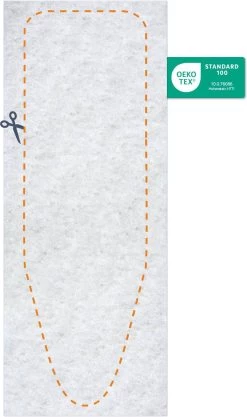 LaundrySpecialist Onderlegger Voor Je Strijkplankhoes - Molton Onderlegger - Universele Maat - Voor Extra Strijkcomfort - Geschikt Voor Je Strijkplank En Strijkplankovertrek - Zelf Op Maat Te Knippen