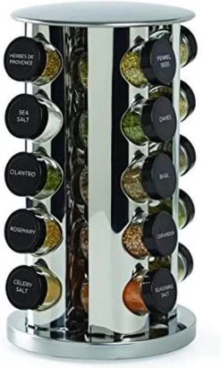 SensaHome 360 Graden Roteerbare Kruidencarrousel - Kruidenrek/Kruidenmolen - 20 Kruidenpotjes - 5 Laags - Draaibaar - 20 Specerijen Potjes - Specerijenmolen 20 SensaHome 360 Graden Roteerbare Kruidencarrousel - Kruidenrek/Kruidenmolen - 20 Kruidenpotjes - 5 Laags - Draaibaar - 20 Specerijen Potjes - Specerijenmolen -Schoonmaakmiddelen 721x1200