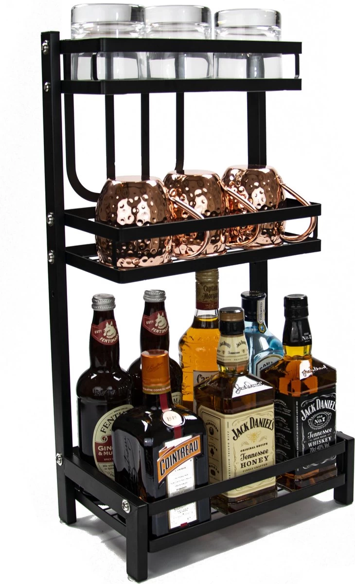 Chefs Cuisine Kruidenrek - Kruidenrek Staand - Keukenrek - Aanrecht Organiser - Bureau Organizer - Keuken Organizers - Roestvrij Staal 5 Chefs Cuisine Kruidenrek - Kruidenrek Staand - Keukenrek - Aanrecht Organiser - Bureau Organizer - Keuken Organizers - Roestvrij Staal - Afbeelding 3