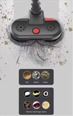 -Nieuw Model- Elektrische Mop Dweil Voor Dyson Steelstofzuiger - Led Licht- Spray Functie- Dweilsysteem Voor V7 / V8 / V10 / V11 Series - Vloerwisser - Vloermop -Schoonmaakmiddelen 753x1200