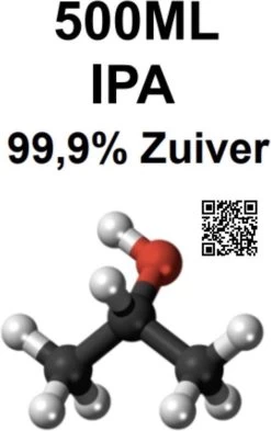 Isopropanol - Isopropyl - Alcohol - IPA - 99,9% Zuiver - 500ml -Schoonmaakmiddelen 755x1200 3