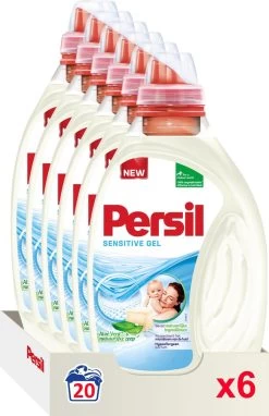 Persil® Persil Sensitive Gel - Vloeibaar Wasmiddel - Baby En Gevoelige Huid - Voordeelverpakking - 6 X 20 Wasbeurten -Schoonmaakmiddelen 775x1200 1