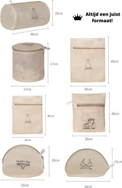 V&P Black Crown Waszakken Set Met Rits - Wasnet - Waszak - Waszakken Set Van 7 Voor Wasgoed - Waszakje Lingerie - Waszak Bh - Divers Delicaat Wasgoed - Wasnet Groot - Wasmachine Zakjes - Laundry Bag Set 9 V&P Black Crown Waszakken Set Met Rits - Wasnet - Waszak - Waszakken Set Van 7 Voor Wasgoed - Waszakje Lingerie - Waszak Bh - Divers Delicaat Wasgoed - Wasnet Groot - Wasmachine Zakjes - Laundry Bag Set -Schoonmaakmiddelen 777x1200 2