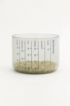 Brabantia Voorraadbussen Met Maatbeker Set Van 2 - 1,3 L - Dark Grey -Schoonmaakmiddelen 799x1200 16