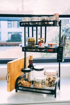 Sens Design Kruidenrek Staand – Keukenrek Voor Kruidenpotjes - Zwart -Schoonmaakmiddelen 799x1200 24