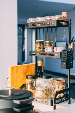 Sens Design Kruidenrek Staand – Keukenrek Voor Kruidenpotjes - Zwart -Schoonmaakmiddelen 799x1200 25