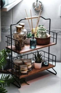 Metalen Keuken Etagere 2 Laags Van Naturn Living | Keuken Opbergrek | Kruidenpotjes Rek | Kruiden Organizer | Keuken Rek Specerijen | Mat Zwart -Schoonmaakmiddelen 800x1200 27