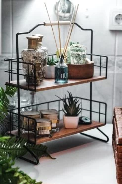 Metalen Keuken Etagere 2 Laags Van Naturn Living | Keuken Opbergrek | Kruidenpotjes Rek | Kruiden Organizer | Keuken Rek Specerijen | Mat Zwart -Schoonmaakmiddelen 800x1200 28