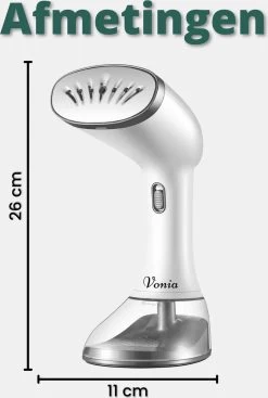 Vonia Kledingstomer - Handstomer - Stoomreiniger Kleding - Stoomapparaat Kleding – 350ML - Wit -Schoonmaakmiddelen 808x1200 6