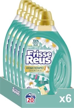 Frisse Reus Lotus Amandel Gel Vloeibaar Wasmiddel - Witte Was - Voordeelverpakking - 120 Wasbeurten -Schoonmaakmiddelen 824x1200 2
