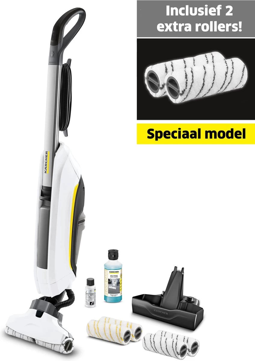 Kärcher FC 5 Premium Vloerreiniger - Incl. Grijze Rollers - 60 M² - 30 Cm 3 Kärcher FC 5 Premium Vloerreiniger - Incl. Grijze Rollers - 60 M² - 30 Cm