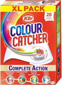 Wasmiddel - K2r Colour Catcher Anti-kleurdoorloop Doekjes 56 Stuks -Schoonmaakmiddelen 876x1200