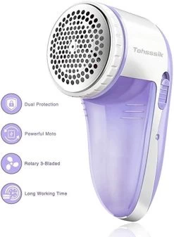 Surker SK-678 - Pluizentondeuse - Oplaadbaar - Paars