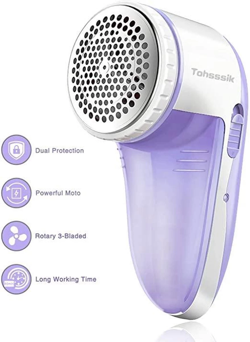 Surker SK-678 - Pluizentondeuse - Oplaadbaar - Paars 3 Surker SK-678 - Pluizentondeuse - Oplaadbaar - Paars