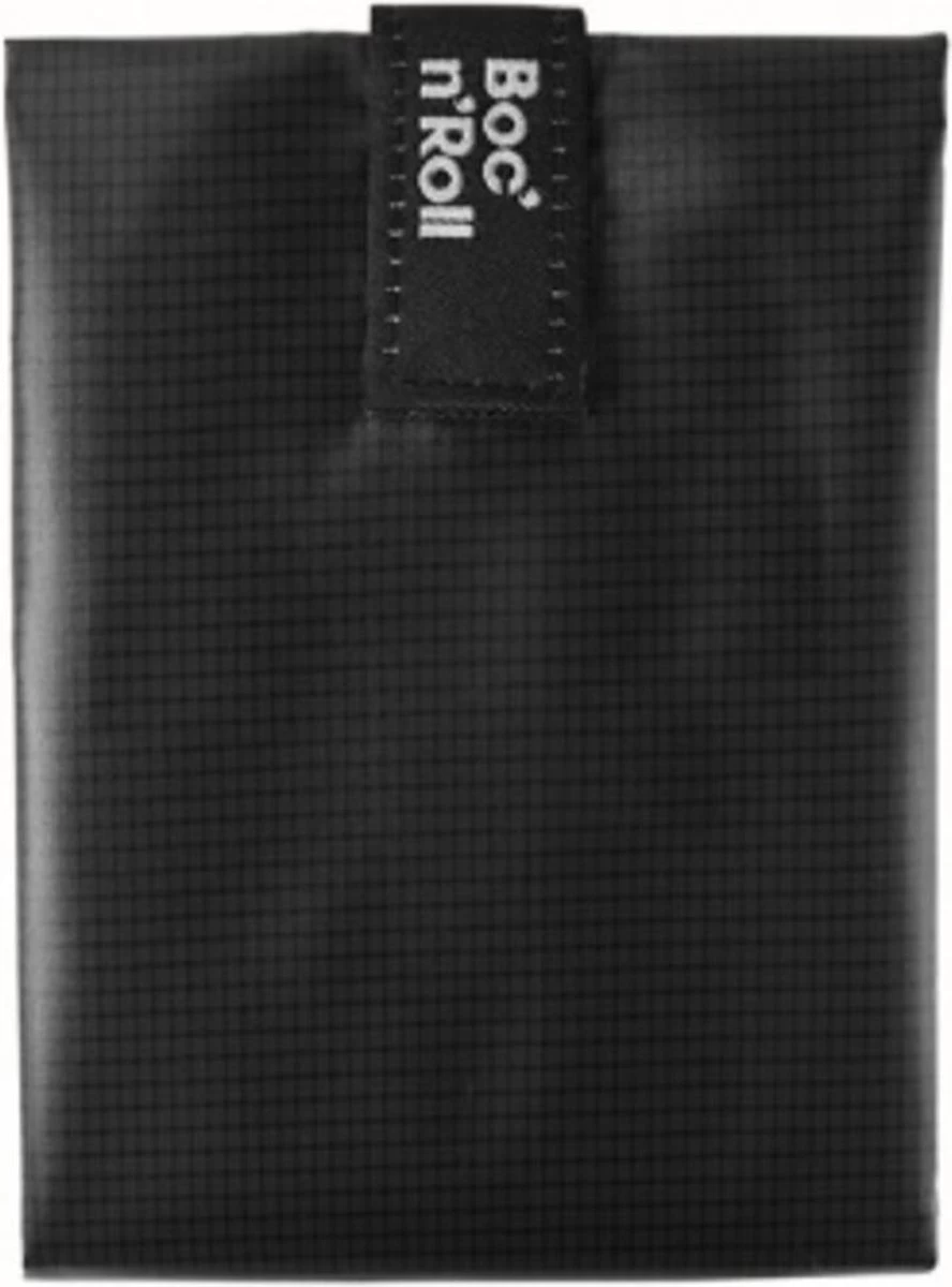 Roll'Eat Boc'n'Roll Foodwrap - Herbruikbaar Boterhamzakje - Square Black 3 Roll'Eat Boc'n'Roll Foodwrap - Herbruikbaar Boterhamzakje - Square Black