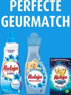 Robijn Intense Morgenfris Droogtrommeldoekjes - 9 X 20 Stuks - Voordeelverpakking 13 Robijn Intense Morgenfris Droogtrommeldoekjes - 9 X 20 Stuks - Voordeelverpakking -Schoonmaakmiddelen 889x1200