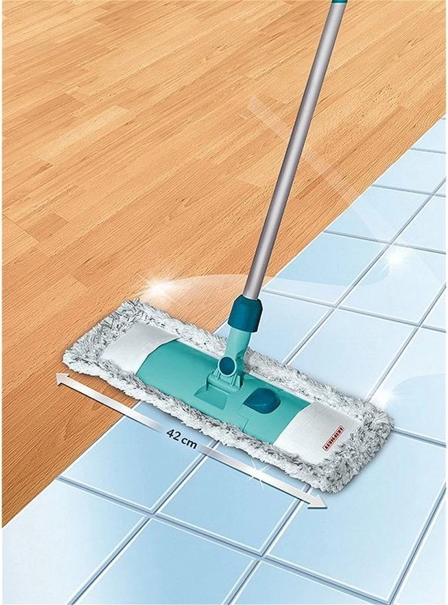 Leifheit Classic Overtrek Vloerwisser XL - Microfibre - 42 Cm Wisbreedte 6 Leifheit Classic Overtrek Vloerwisser XL - Microfibre - 42 Cm Wisbreedte - Afbeelding 4