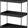 Merkloos 3 Tier Staande Planken Keuken Onder Kast Plank Douche Plank Badkamer Werkblad Organizer Ijdelheid Lade Cosmetica & Make-up Opslag Kruidenrek Zwart -Schoonmaakmiddelen 891x1200 1