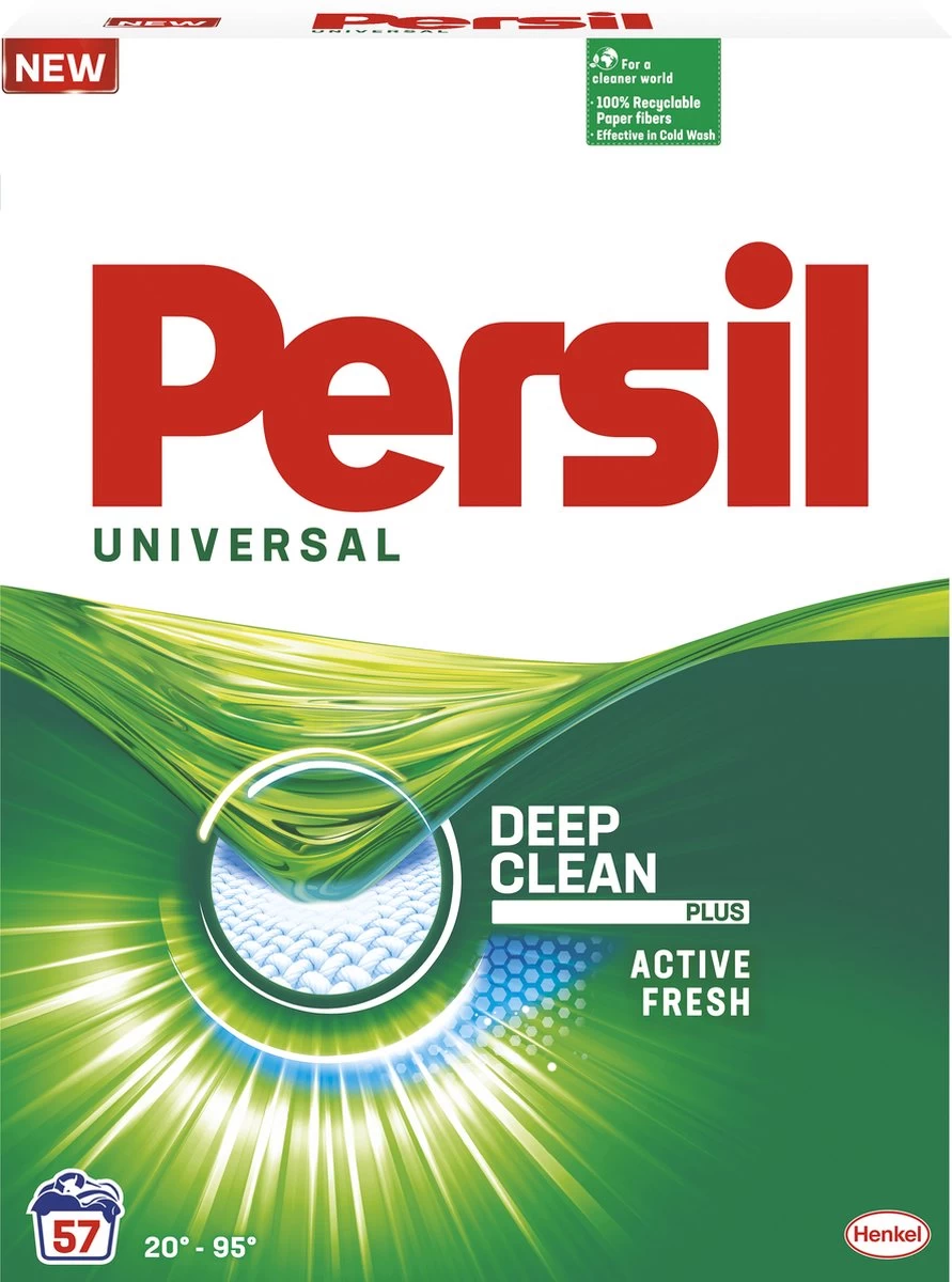 Persil® Persil Universal Waspoeder - Poeder Wasmiddel - 57 Wasbeurten 3 Persil® Persil Universal Waspoeder - Poeder Wasmiddel - 57 Wasbeurten