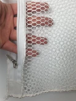 Wasnet 60x90 Cm - Met Ritsafsluiting - Wit - Professionele Stomerij Kwaliteit -Schoonmaakmiddelen 899x1200 8