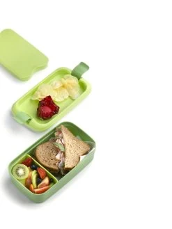 Curver Lunch&Go - Vershouddoos - Lunchbox - Inclusief Bestek - 2/3 Compartimenten - Groen -Schoonmaakmiddelen 900x1200 12