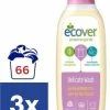 Ecover Waterlelie & Groene Meloen Delicate Wol Wasmiddel - 3 X 1 L (66 Wasbeurten)