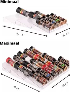 Merkloos Kruidenrek Lade - Kruiden Organizer - Kruidenrek Uitschuifbaar - Lade Organizer - Kruiden Opbergen Lade - Kruidenrekje Schuif - Min. 20x42 Max. 40x42 11 Merkloos Kruidenrek Lade - Kruiden Organizer - Kruidenrek Uitschuifbaar - Lade Organizer - Kruiden Opbergen Lade - Kruidenrekje Schuif - Min. 20x42 Max. 40x42 -Schoonmaakmiddelen 913x1200 3