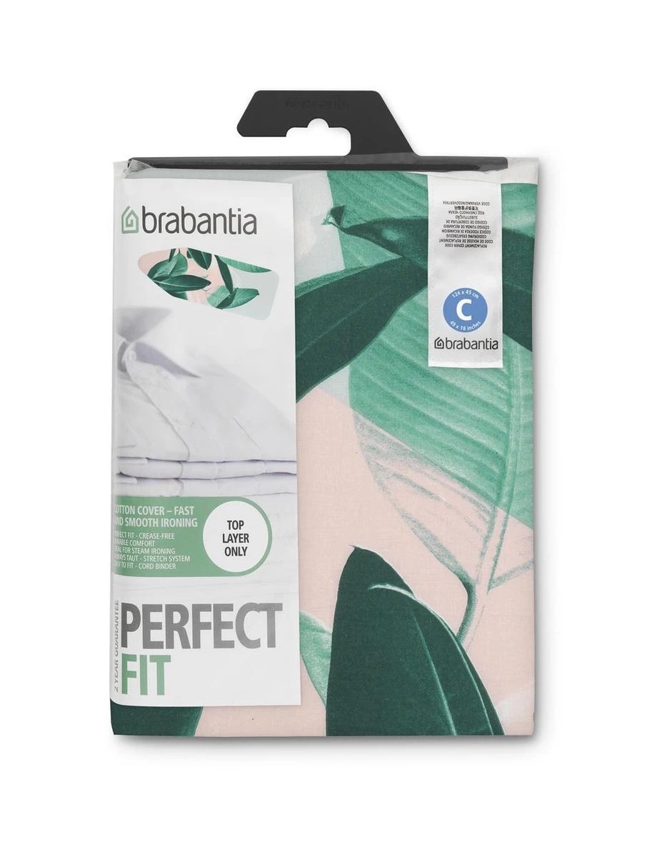 Brabantia Strijkplankhoes C - 124 X 45 Cm - Tropical Leaves - Alleen Toplaag 5 Brabantia Strijkplankhoes C - 124 X 45 Cm - Tropical Leaves - Alleen Toplaag - Afbeelding 3