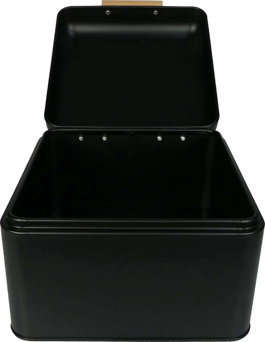 Shall BBHZ01 Broodbak Zwart Metaal 4 Shall BBHZ01 Broodbak Zwart Metaal - Afbeelding 2