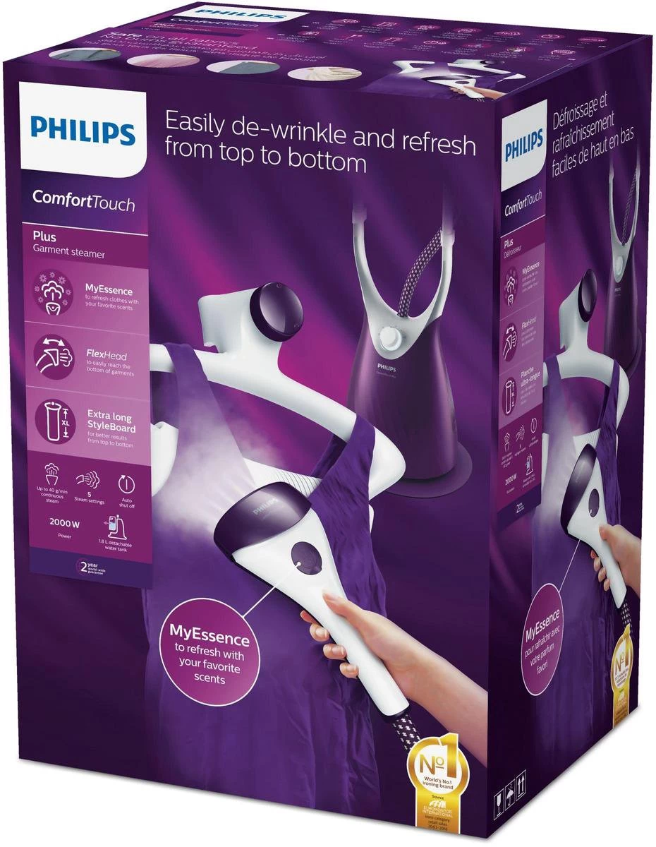 Philips ComfortTouch Plus GC558/30 - Kledingstomer 6 Philips ComfortTouch Plus GC558/30 - Kledingstomer - Afbeelding 4