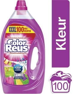 Color Reus Gel Vloeibaar Wasmiddel - Gekleurde Was - Voordeelverpakking - 100 Wasbeurten -Schoonmaakmiddelen 935x1200
