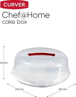 Curver Chef@home Taartdoos Laag - Sneeuwwit -Schoonmaakmiddelen 943x1200 1