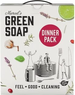 Marcel's Green Soap Dinner Pack - 1 X 1 Box -Schoonmaakmiddelen 947x1200 2