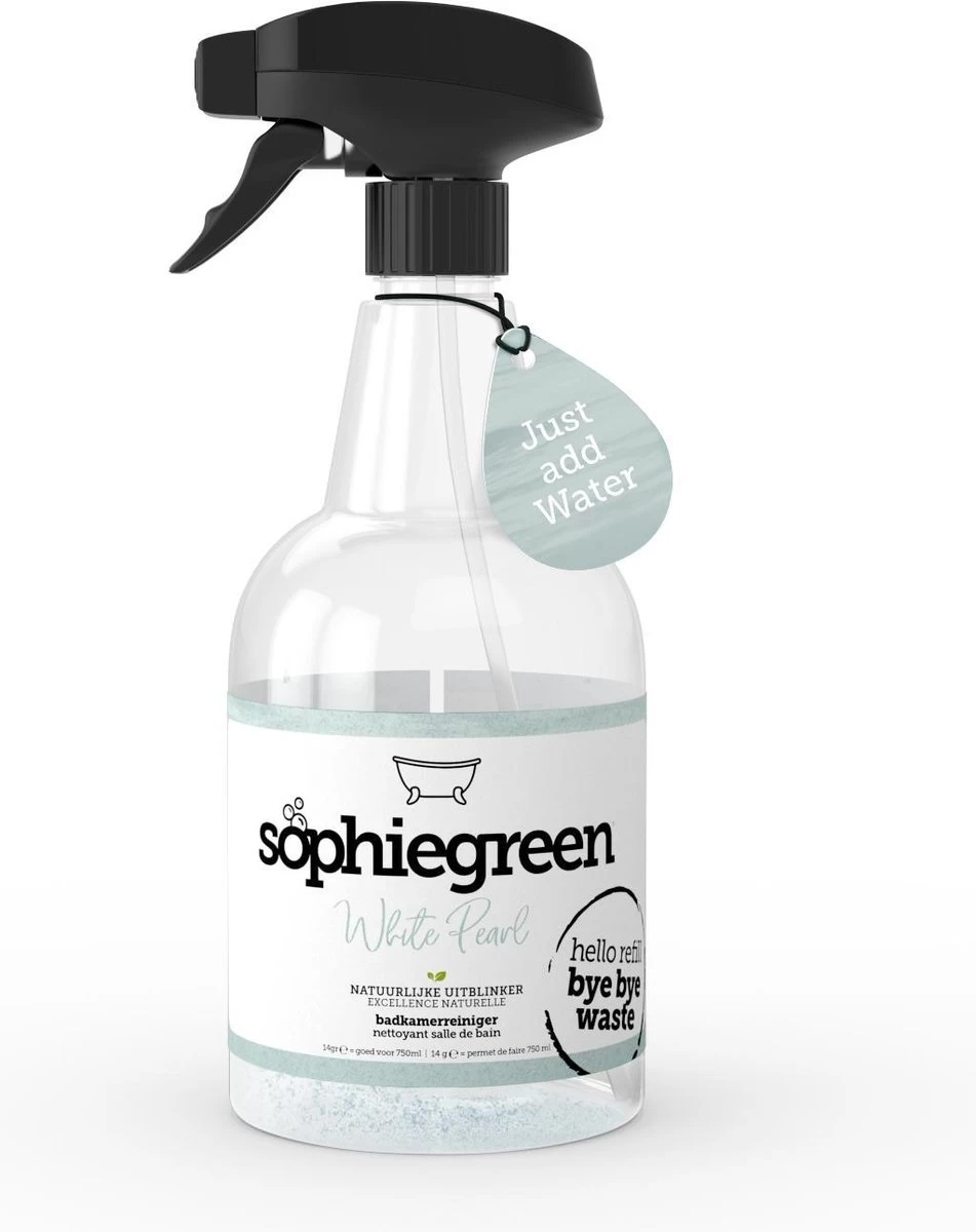 SophieGreen Full House Pakket: Allesreiniger + Keukenreiniger + Badkamerreinger + Sopje Allesreiniger 100g 8 SophieGreen Full House Pakket: Allesreiniger + Keukenreiniger + Badkamerreinger + Sopje Allesreiniger 100g - Afbeelding 6