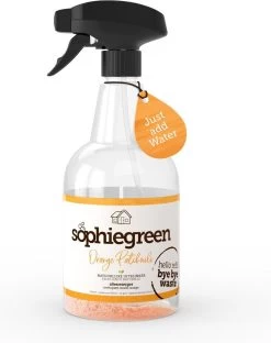 SophieGreen Full House Pakket: Allesreiniger + Keukenreiniger + Badkamerreinger + Sopje Allesreiniger 100g 10 SophieGreen Full House Pakket: Allesreiniger + Keukenreiniger + Badkamerreinger + Sopje Allesreiniger 100g -Schoonmaakmiddelen 951x1200