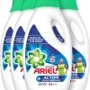 Ariel Power Active Odor Defense Vloeibaar Wasmiddel - 4 X 1.65 L (120 Wasbeurten)