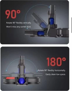 -Nieuw Model- Elektrische Mop Dweil Voor Dyson Steelstofzuiger - Led Licht- Spray Functie- Dweilsysteem Voor V7 / V8 / V10 / V11 Series - Vloerwisser - Vloermop -Schoonmaakmiddelen 953x1200 1