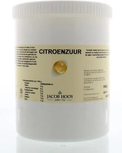 Jacob Hooy Citroenzuur Meelkristal 1 Kg -Schoonmaakmiddelen 953x1200 2