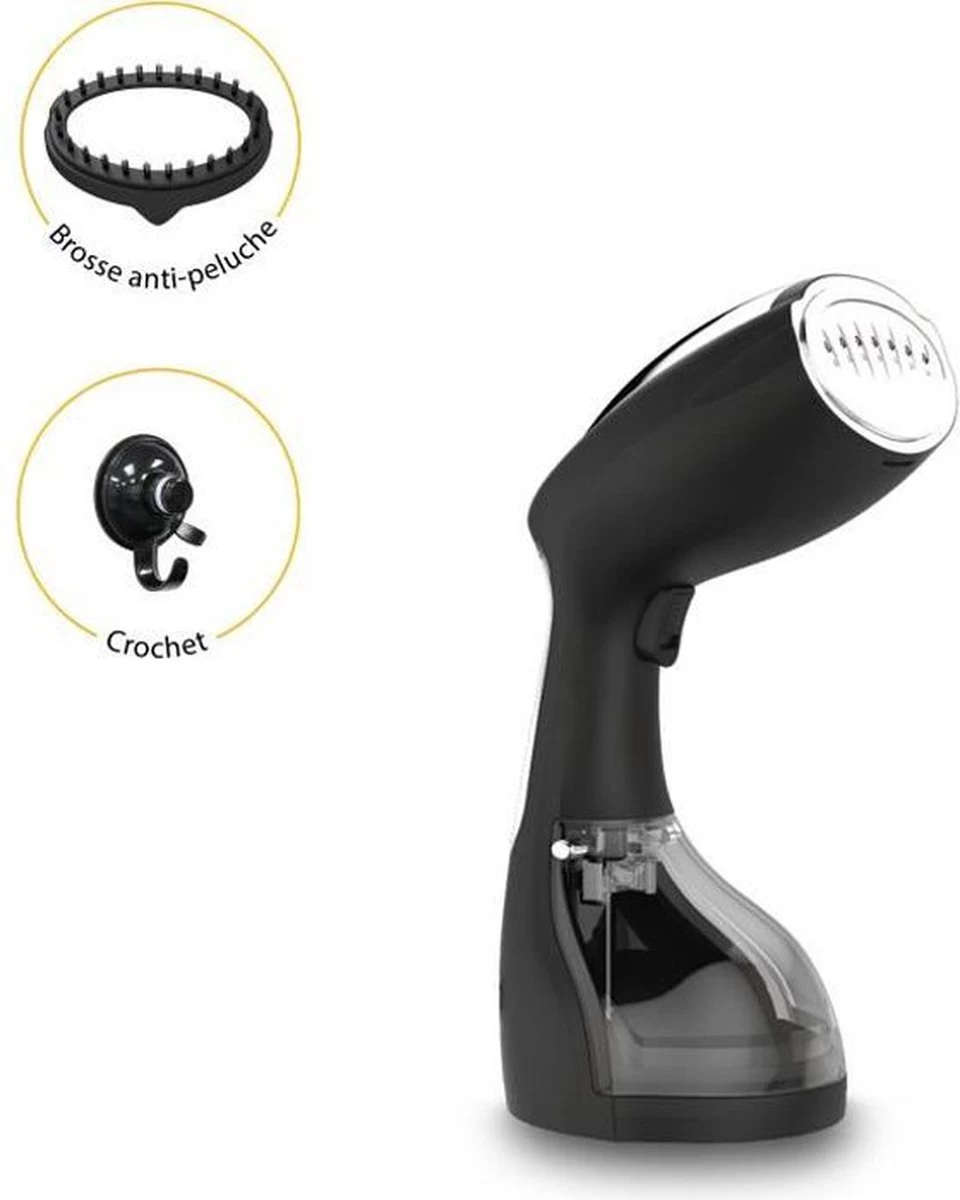 SteamOne S-Travel Kledingstomer - Zwart 22 SteamOne S-Travel Kledingstomer - Zwart - Afbeelding 20