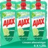 Ajax® Ajax Allesreiniger Limoen 6 X 1.25L - Voordeelverpakking 2 Ajax® Ajax Allesreiniger Limoen 6 X 1.25L - Voordeelverpakking -Schoonmaakmiddelen 960x1200 6
