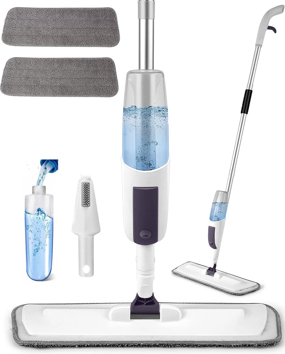 Spalax Dweil - Mop - Dweilsysteem - Vloerwisser Badkamer - Dweilset - Mopset - Vloermop 3 Spalax Dweil - Mop - Dweilsysteem - Vloerwisser Badkamer - Dweilset - Mopset - Vloermop